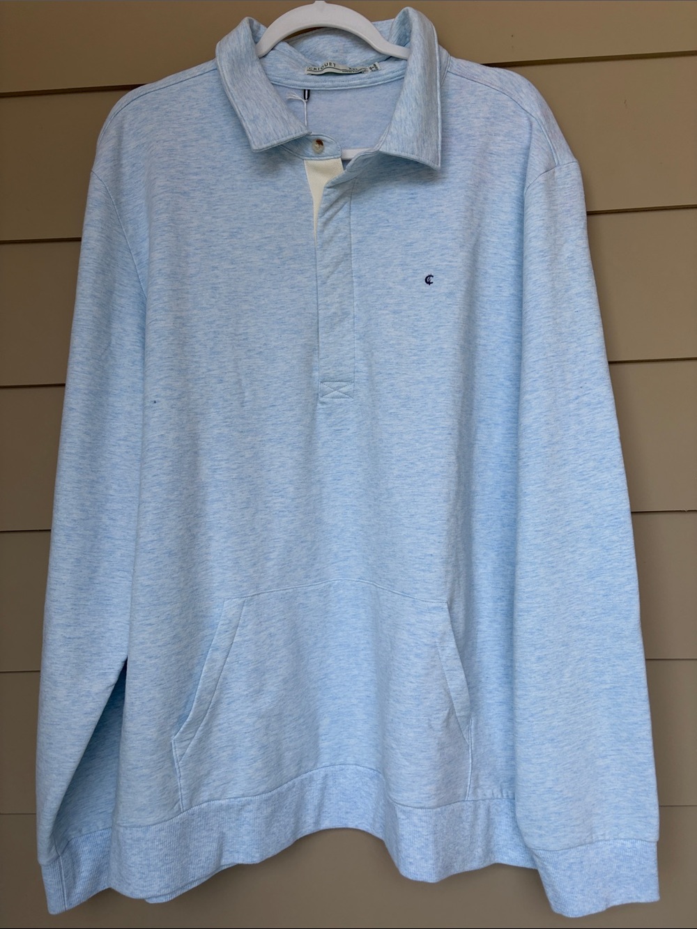 Criquet Heathered Ice Collared Sweatshirt